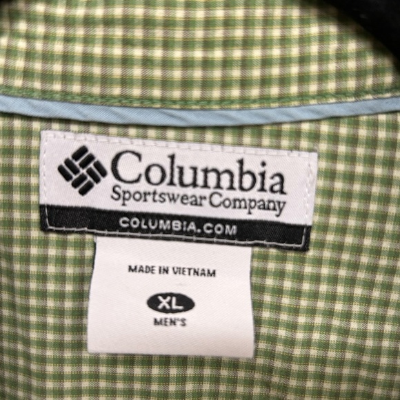 COLUMBIA Mens Button Up Shirt Adult XL Plaid Check Outdoor Casual - Picture 3 of 6